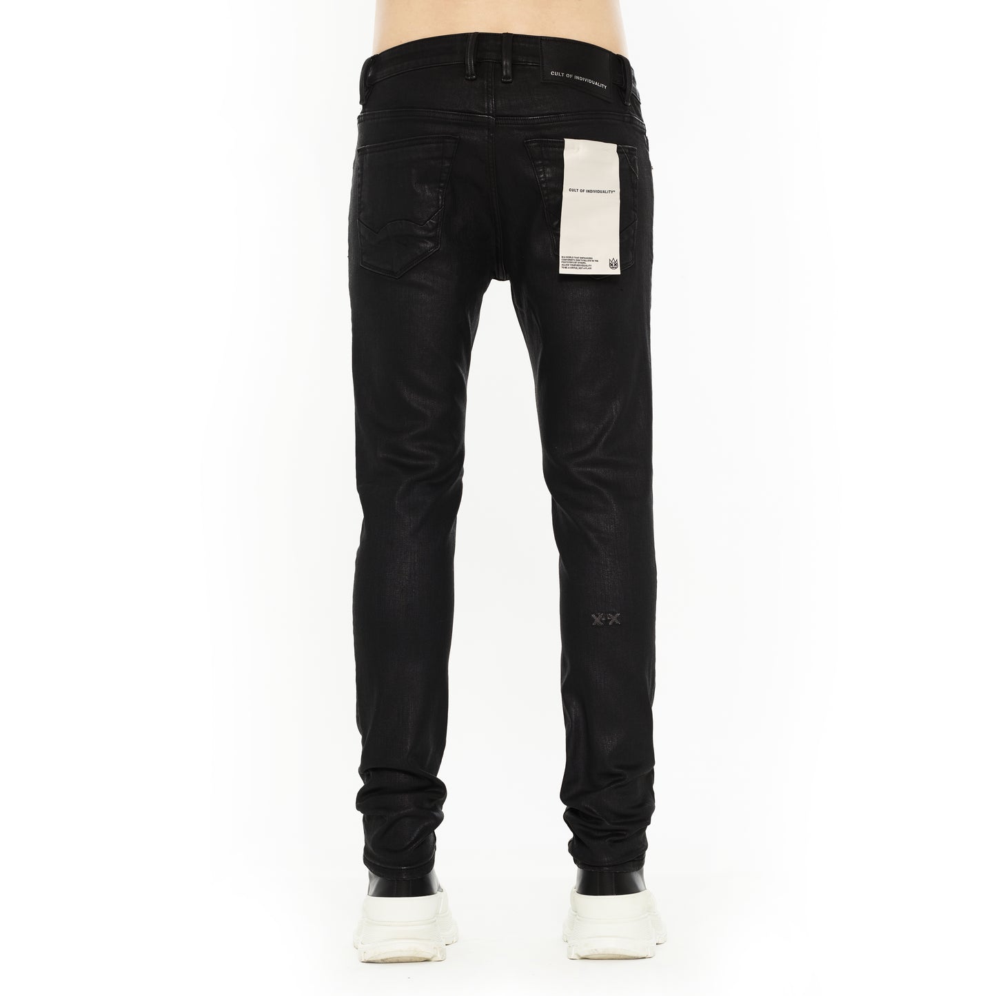 Cult's Rocker Slim 602 Jeans in Black Coated