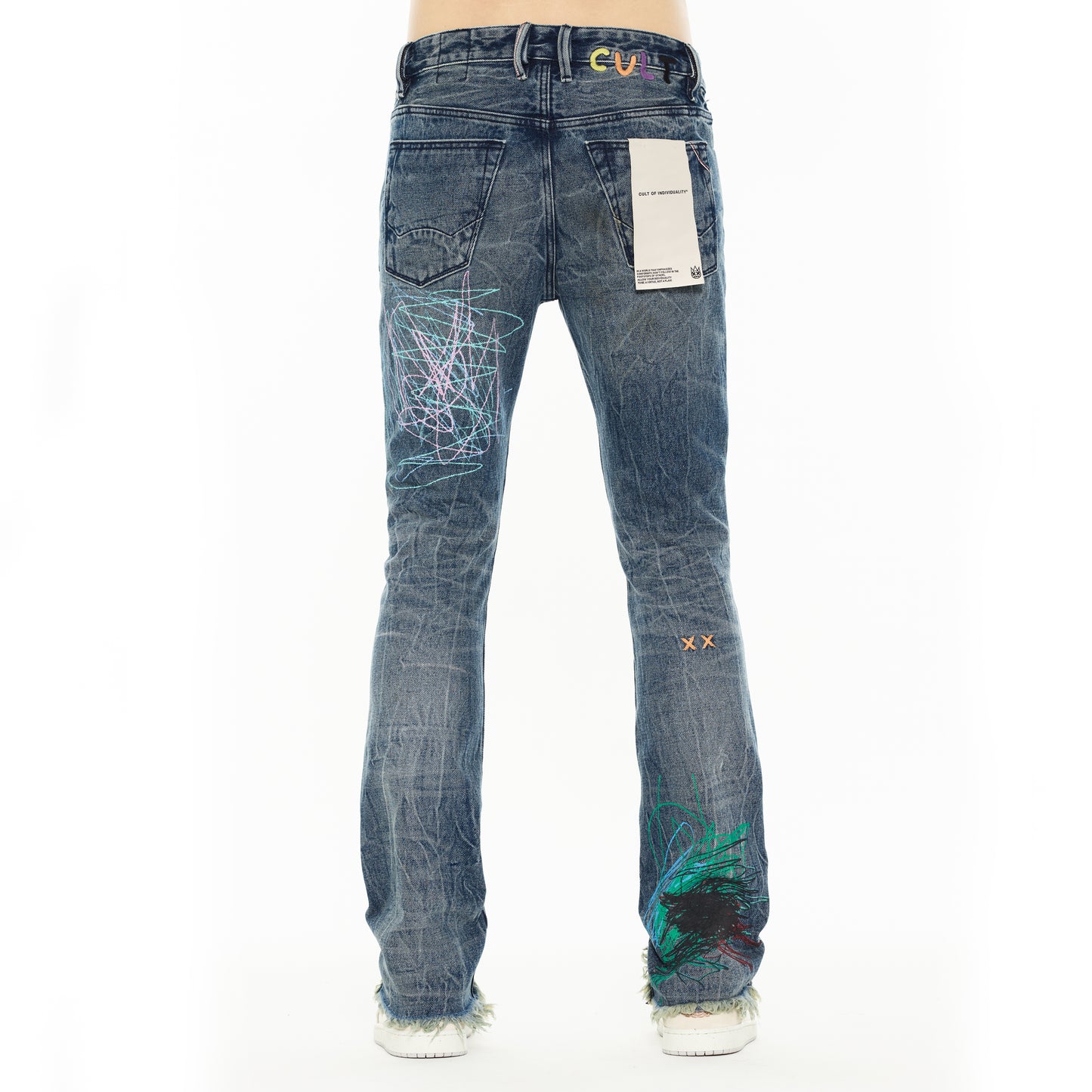 Cult's Lenny Bootcut 603 Jeans in Scribble