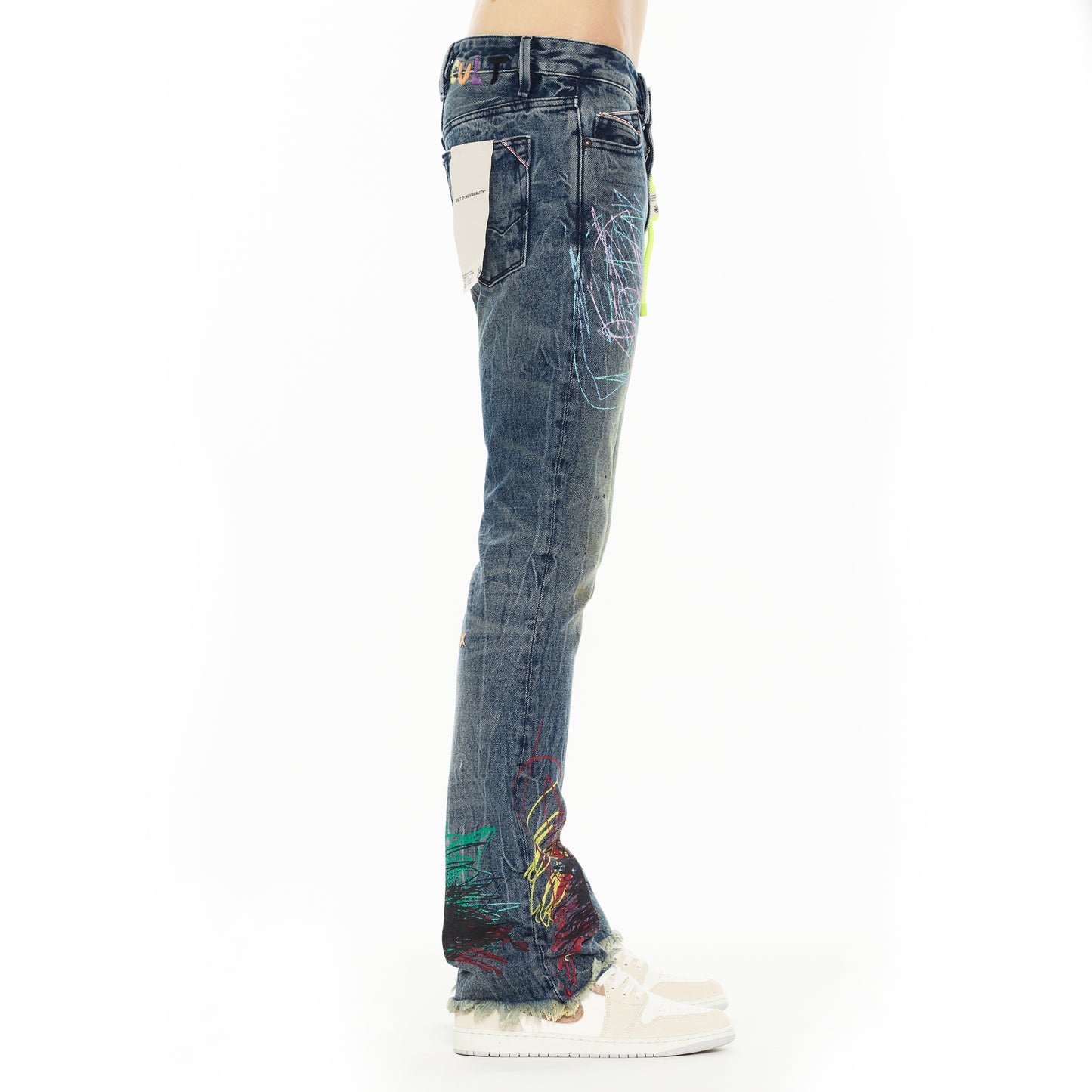 Cult's Lenny Bootcut 603 Jeans in Scribble