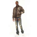 Cult's Legends Varsity Jacket in Brown