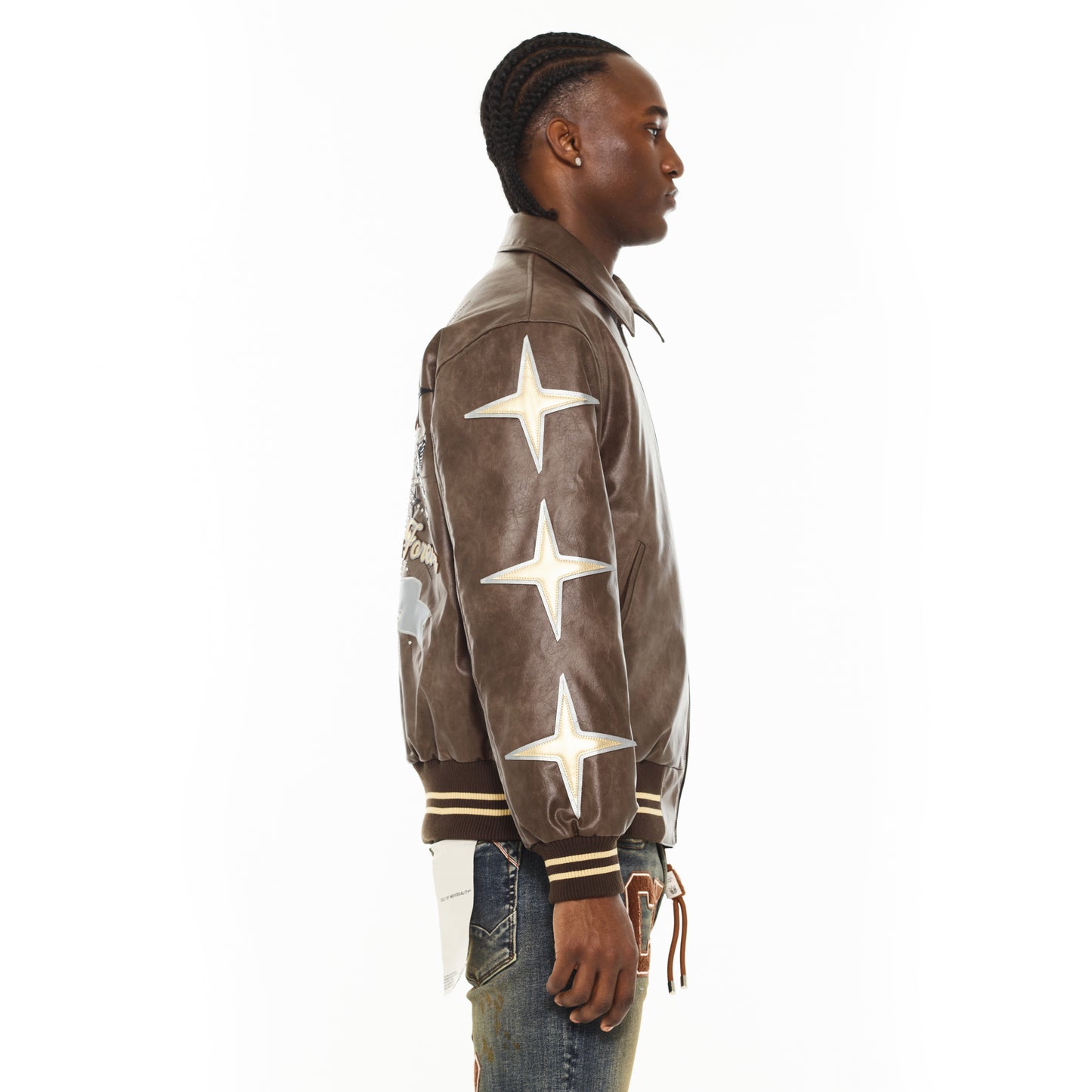 Cult's Legends Varsity Jacket in Brown