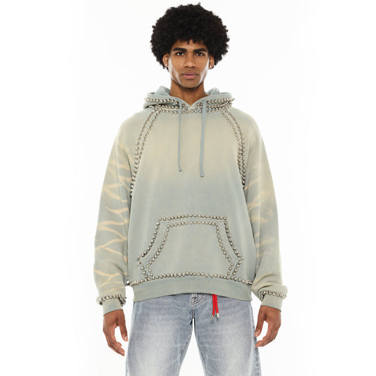 Cult's Pullover Novelty Hoody in Smog