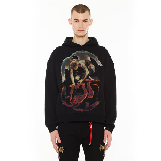 Cult's Pullover Novelty Hoody "Repent" in Black