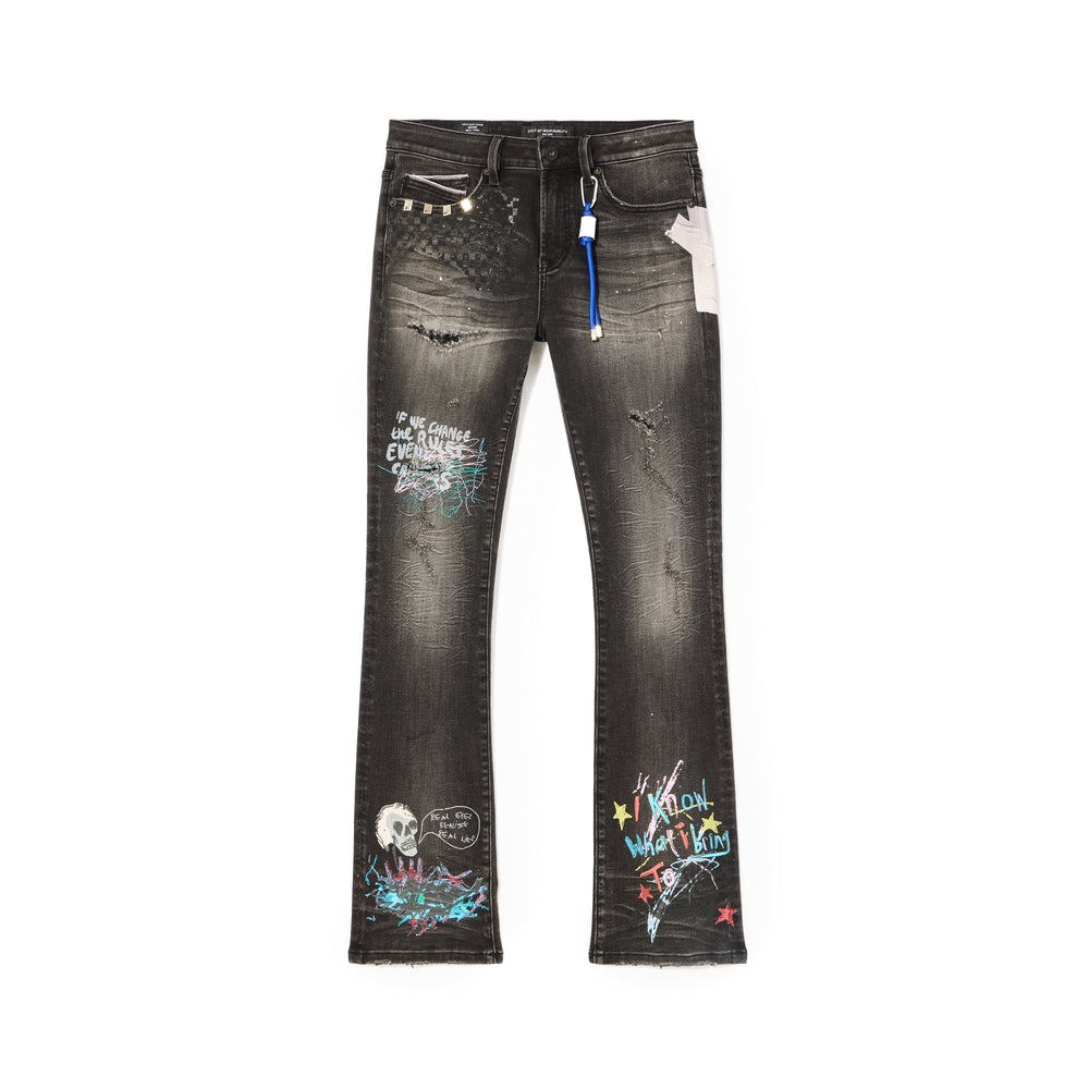 Cult's Lenny Bootcut 603 Jeans in Graffiti