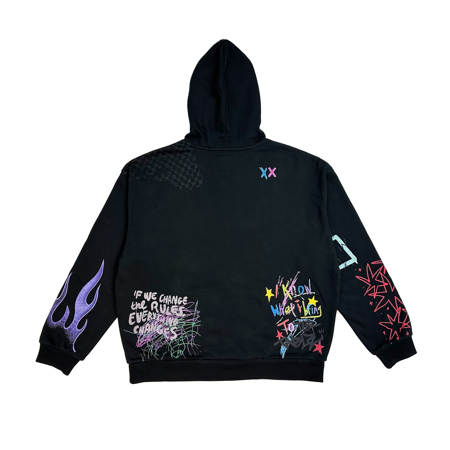 Cult's Pullover Novelty Hoody in Black