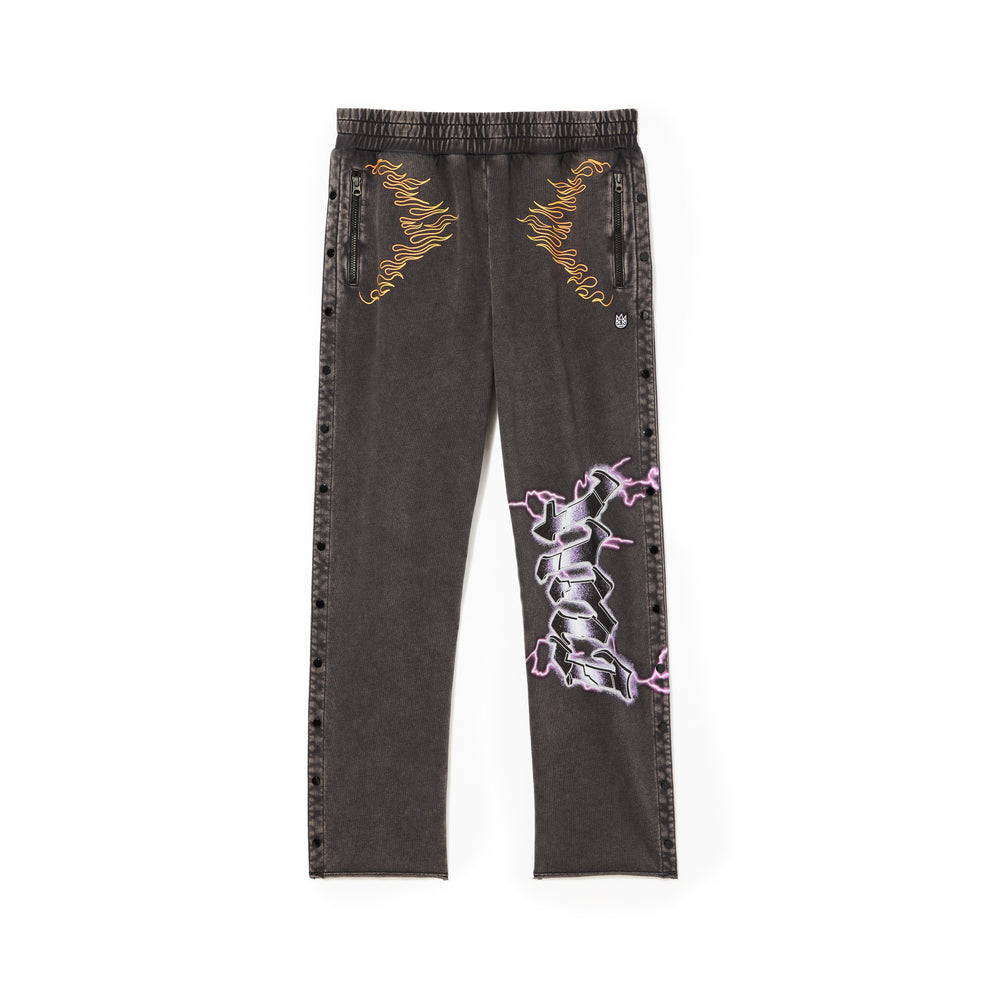 Cult's Open Hem Sweatpants in Vintage Charcoal