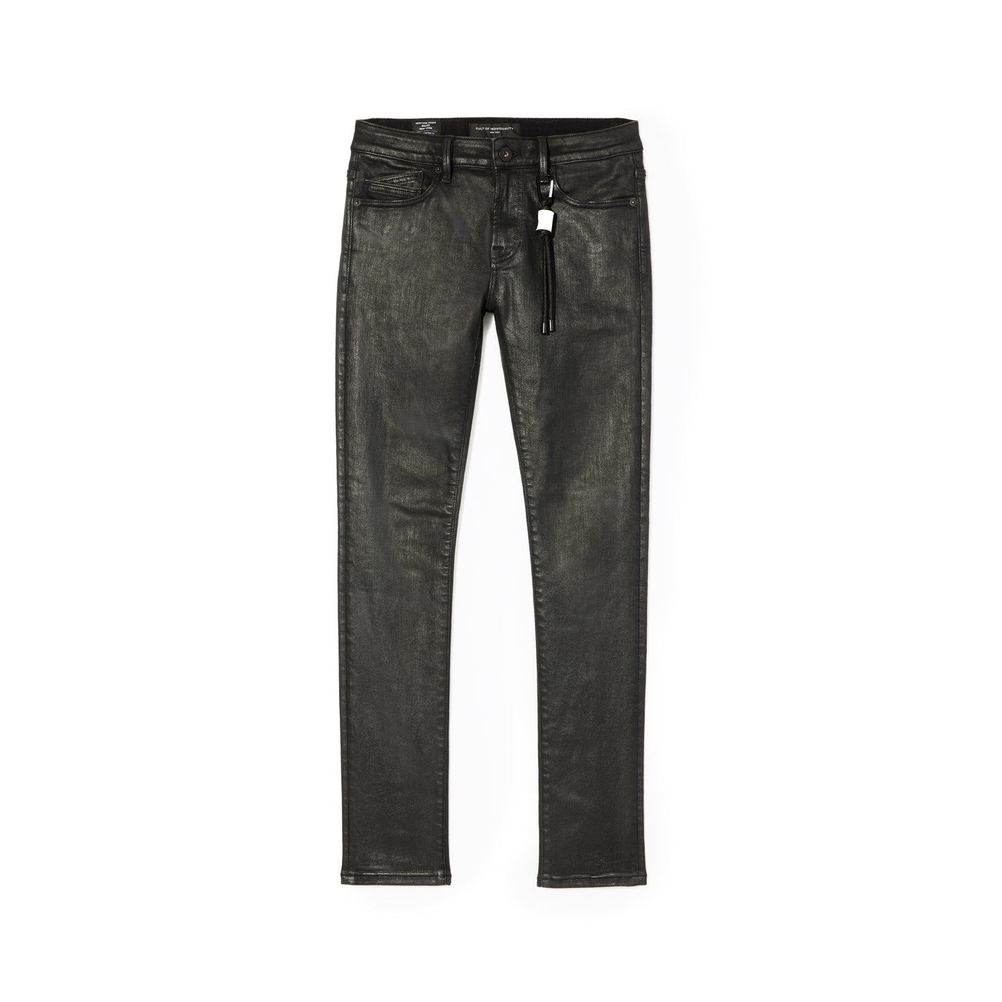 Cult's Punk Super Skinny 601 Jeans in Black Coated