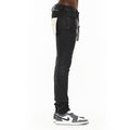 Cult's Punk Super Skinny 601 Jeans in Black Coated