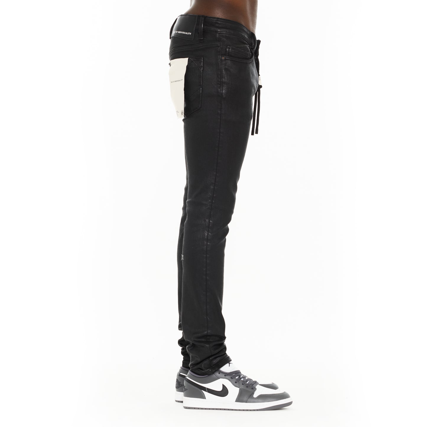 Cult's Punk Super Skinny 601 Jeans in Black Coated