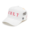 Cult's Logo Mesh Back Trucker Hat "Cult Community" in Winter White