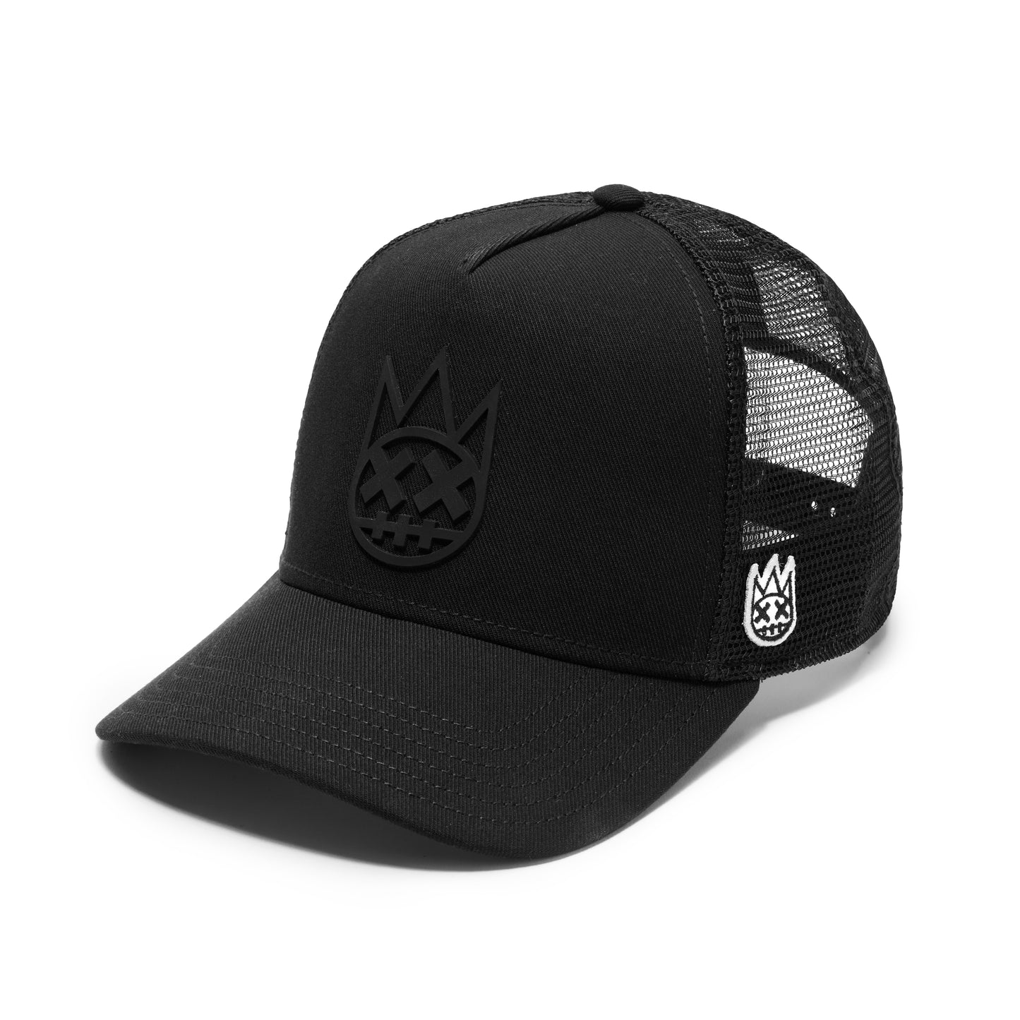 Cult's Logo Mesh Back Trucker Hat "Shimuchan" in Black