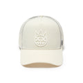 Cult's Logo Mesh Back Trucker Hat "Shimuchan" in Winter White