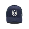 Cult's Logo Mesh Back Trucker Hat "Shimuchan" in Midnight Blue