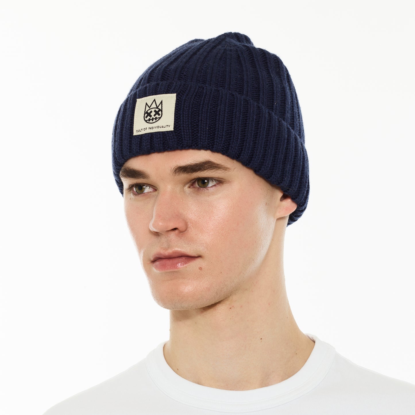 Cult's Knit Hat in Midnight Blue