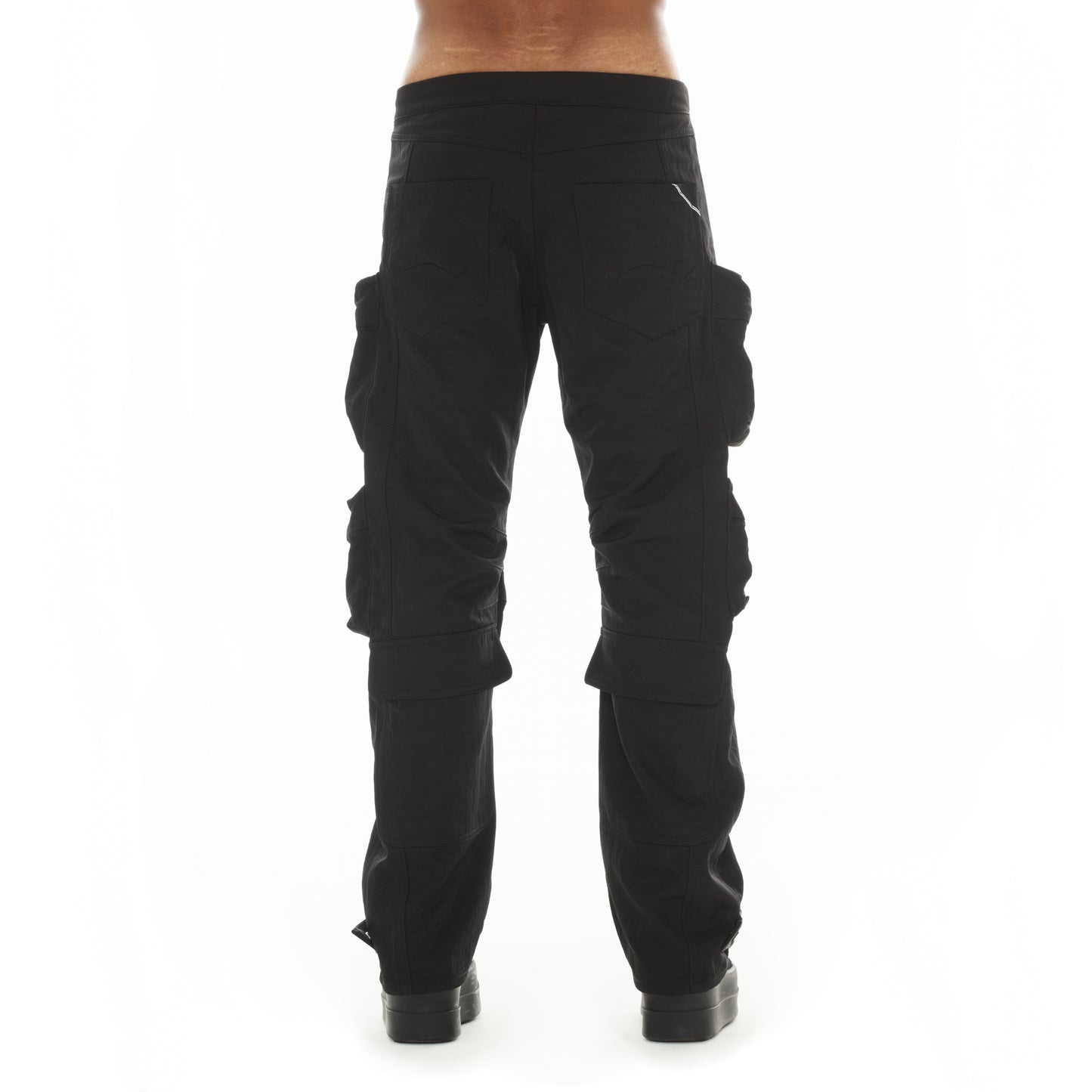 Cult's Baggy Cargo 610 Jeans in Black Nylon