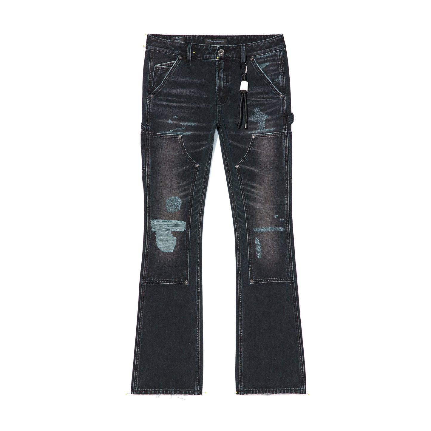 Cult's Carpenter Lenny Bootcut Jeans in Vintage Black