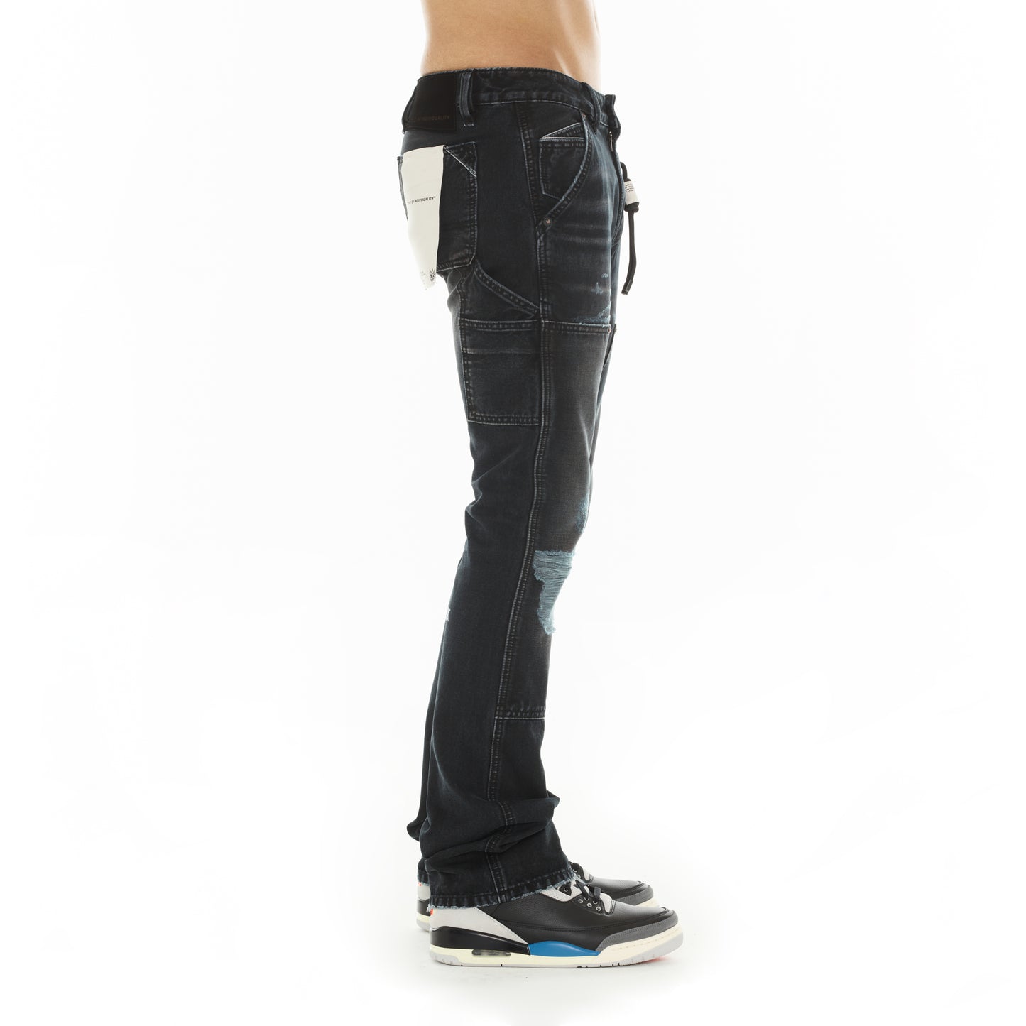 Cult's Carpenter Lenny Bootcut Jeans in Vintage Black