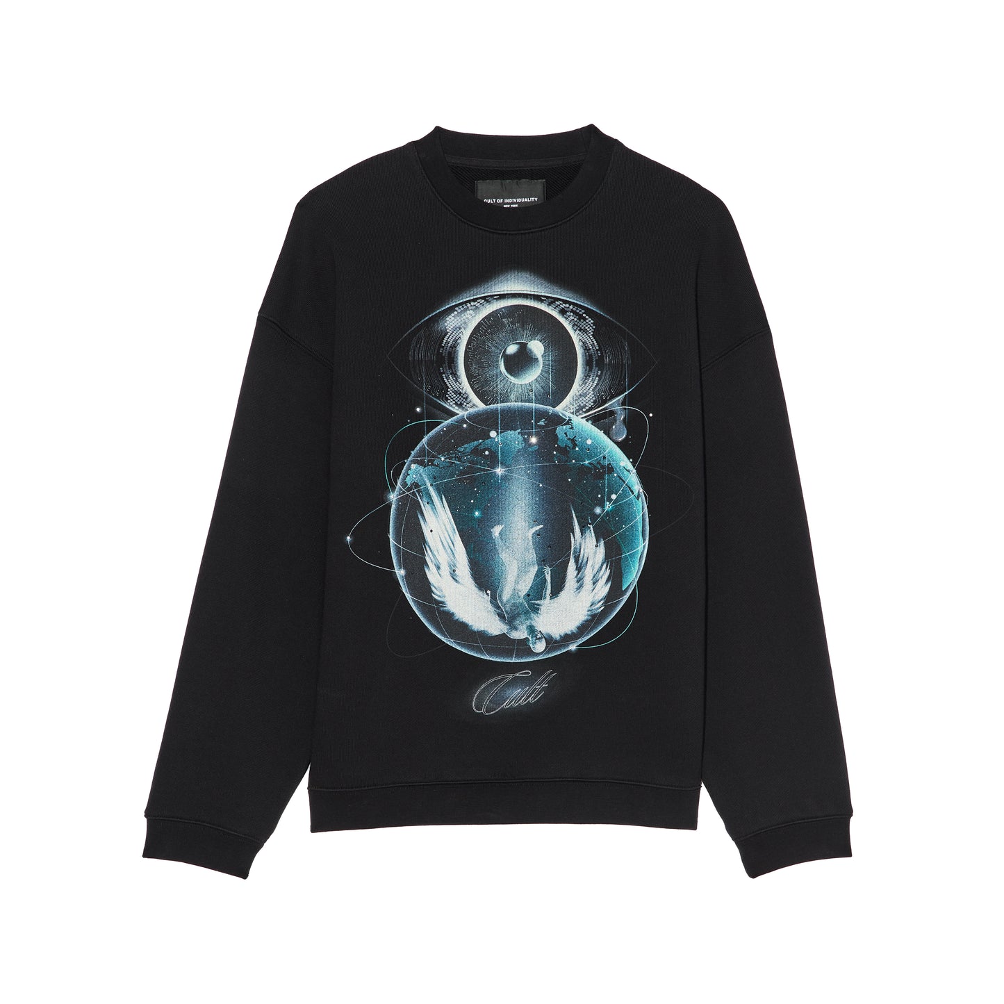 Cult's Novelty Fleece Crew Sweatshirt in Teardrop