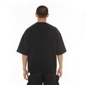 Cult's Oversized Short Sleeve Crew Neck Tee "Big Apple" in Black