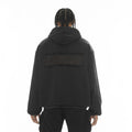 Cult's Oversized Coaches Jacket in Black Nylon
