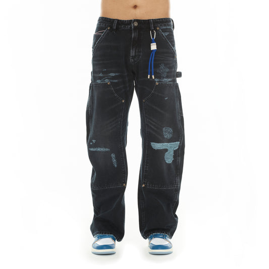 Cult's Grunge Carpenter Jeans in Vintage Navy