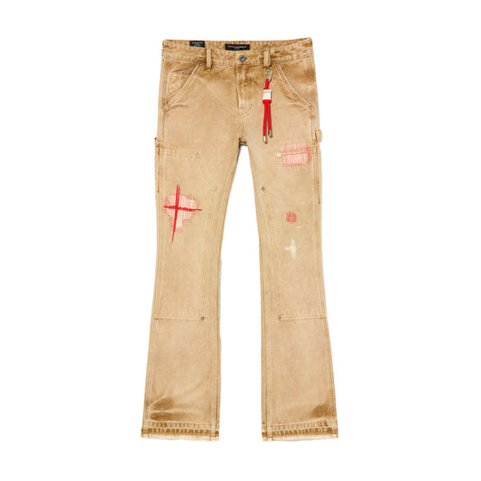 Cult's Lenny Bootcut 603 Jeans in Khaki Canvas