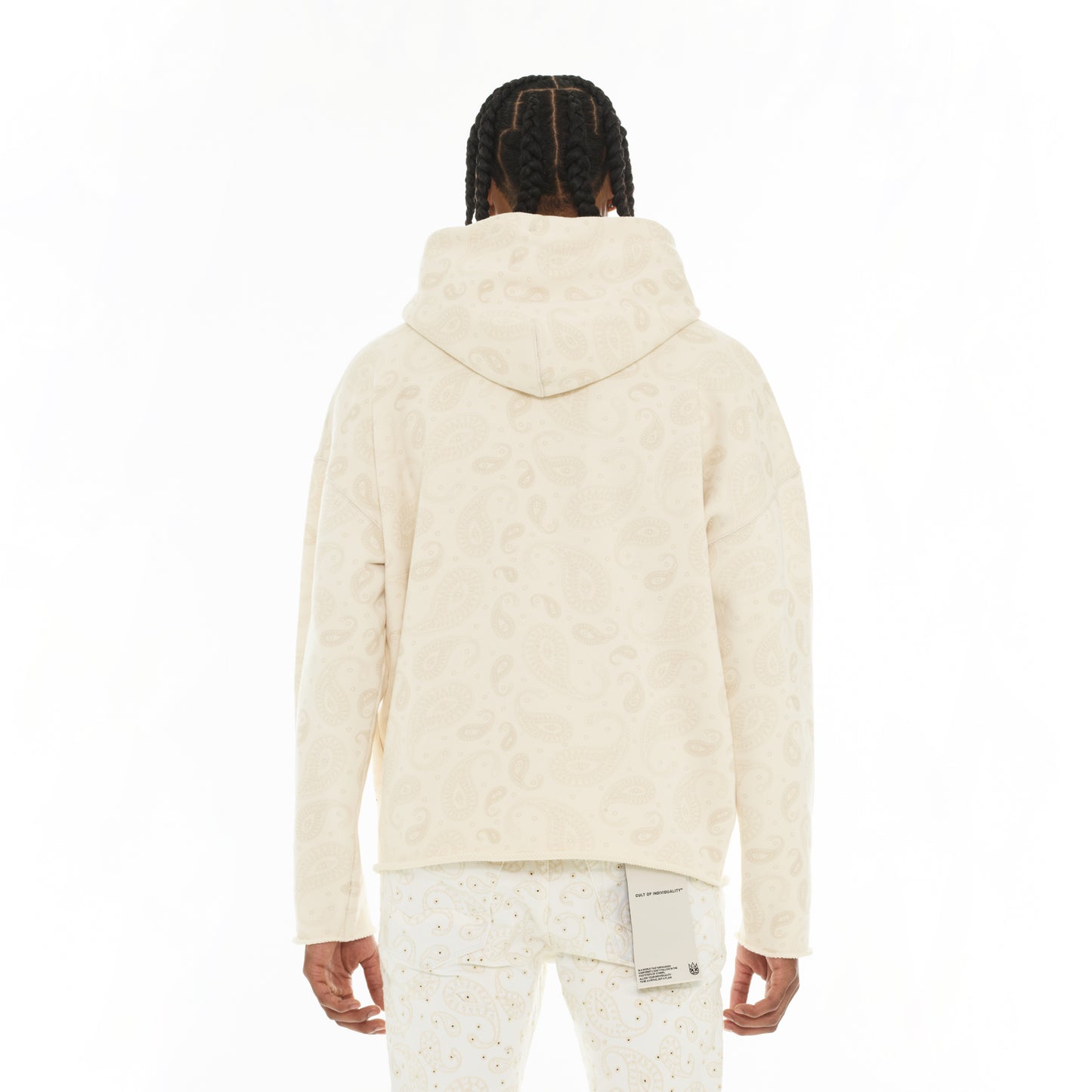 Cult's Pullover Novelty Hoody "Paisley" in Paisley