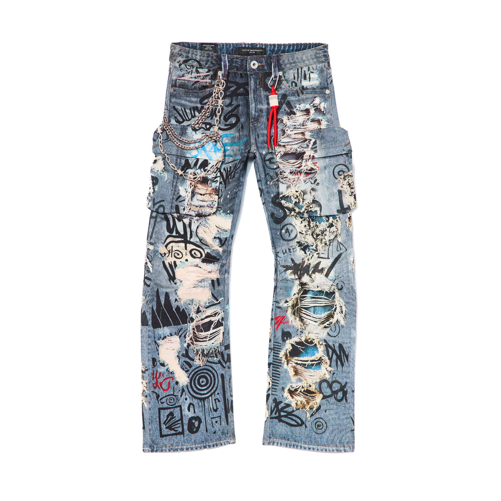 Cult's Grunge Baggy 607 Jeans in Digital