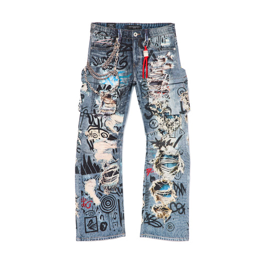 Cult's Grunge Baggy 607 Jeans in Digital