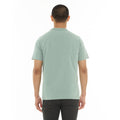 Cult's Heavyweight Short Sleeve Crew Neck Tee "Lion" in Granite Green