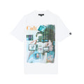 Cult's Heavyweight Short Sleeve Crew Neck Tee "Did We Dream Too Fast" in White