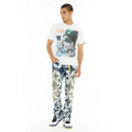 Cult's Heavyweight Short Sleeve Crew Neck Tee "Did We Dream Too Fast" in White