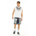 Cult's Sleeveless Tee "Stencil" in White