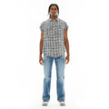 Cult's Sleeveless Woven Shirt in Sky Blue