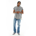 Cult's Sleeveless Woven Shirt in Sky Blue