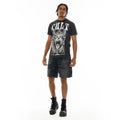 Cult's Grunge Carpenter Shorts in Black Canvas