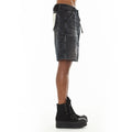 Cult's Grunge Carpenter Shorts in Black Canvas