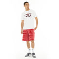 Cult's Grunge Carpenter Shorts in Red Canvas