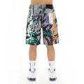 Cult's Grunge Shorts in Graffiti