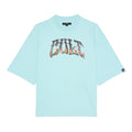 Cult's Oversized S/S Crew Neck Tee Summer Of Something Special 2026 in Blue Glow
