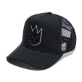 Cult's Logo Mesh Back Trucker Hat In Black