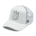 Cult's Logo Mesh Back Trucker Hat In Heather Grey