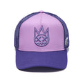 Cult's Logo Mesh Back Trucker Hat In Dusty Lavender