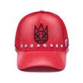 Cult's Mesh Back Trucker Hat "Horseman" In Rococco Red