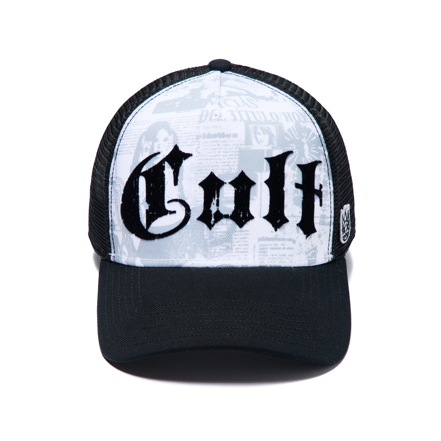 Cult's Mesh Back Trucker Hat "Propaganda" In White