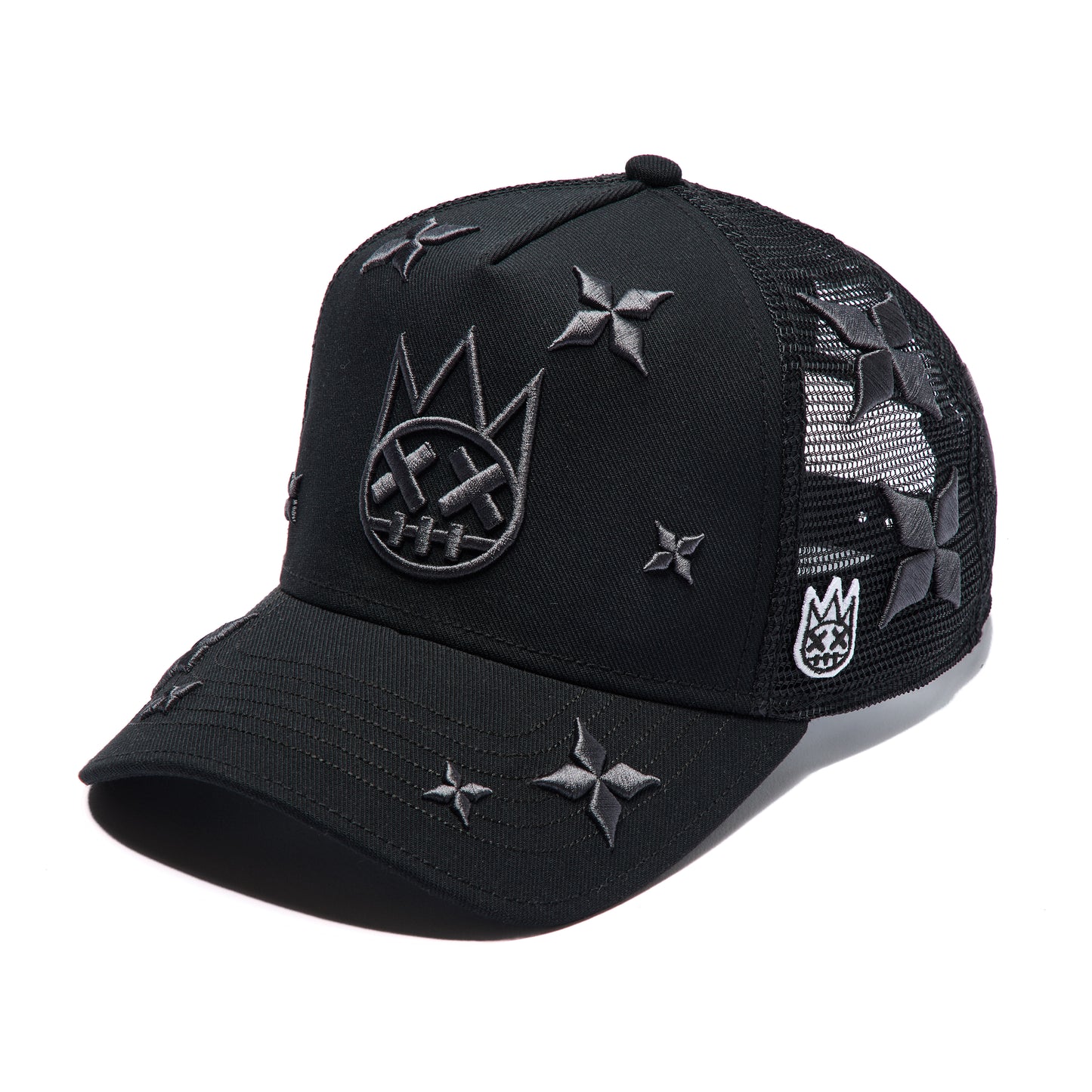 Cult's Mesh Back Trucker Hat "XX" In Black