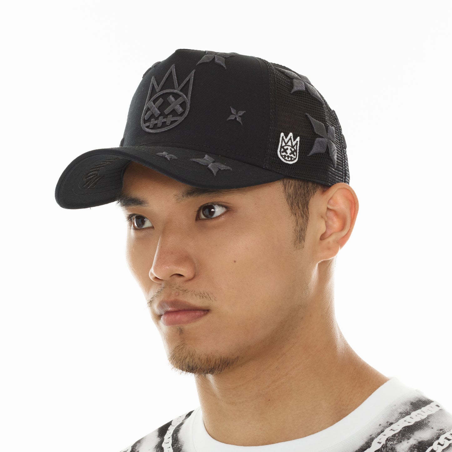 Cult's Mesh Back Trucker Hat "XX" In Black