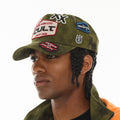 Cult's Mesh Back Trucker Hat "Camo Patch" In Camo