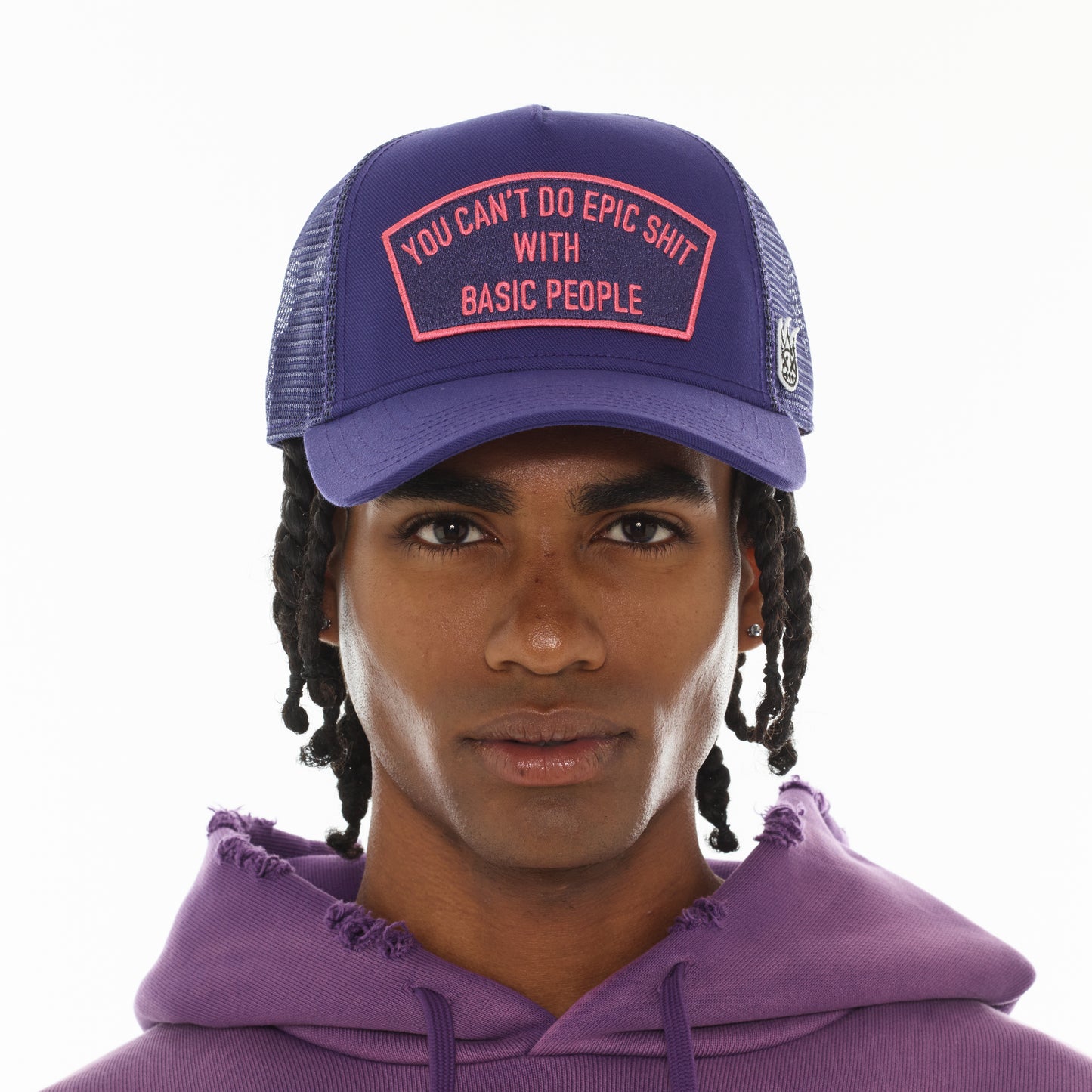 Cult's Mesh Trucker Hat "Epic Shit" In Imperial Palace