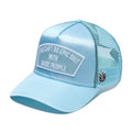 Cult's Mesh Trucker Hat With Satin "Epic Shit" In Blue Glow